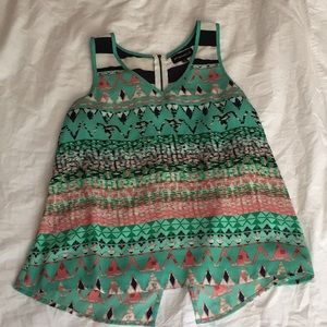 Multi colored Tank top